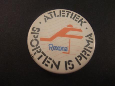 Sporten is prima Rexona deodorant atletiek